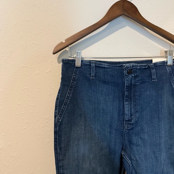 We the Free Level Up Slit Bootcut Jeans in Sunburst Blue - Picture 9 of 13